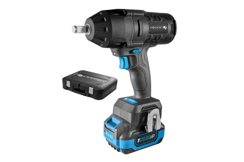 HÖGERT conjunto de chave de impacto sem fio, sem escovas, 18V, com bateria, carregador