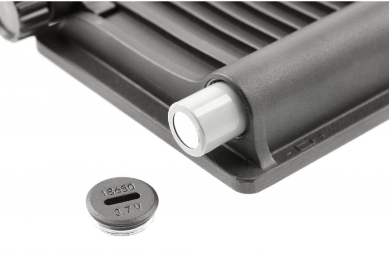 Luz de inundação solar LUMOS II, LED, 2000lm, 6400K, 2600mAh substituível, IP65, preto