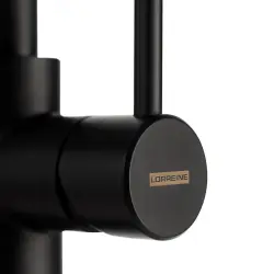 Lorreine Tweed Black PVD keukenmengkraan volledig roestvrij staal matzwart met uittrekbare uitloop 1208970493

wordt in het Portugees:

Mistura de cozinha Lorreine Tweed Black PVD em aço inox