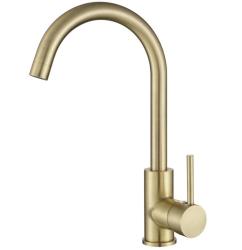Ausmann Arvia torneira de cozinha dourada PVD Gold com bica giratória 1208970640