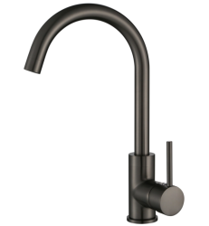 Ausmann Arvia Gun metal PVD torneira de cozinha com bica giratória 1208970641