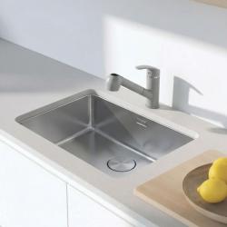 Graniteland Rhea Torneira de Cozinha Cinza com Bica Retrátil e Ducha de Mão com Dupla Função 1208970656