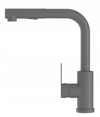 Graniteland Celeste Misturador de Cozinha Cinza com Bica Extensível e Ducha Manual de Dupla Função 1208970663