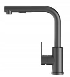 Graniteland Celeste Torneira de Cozinha Gun Metal com Bica Extensível e Ducha Manual com Dupla Função 1208970666
