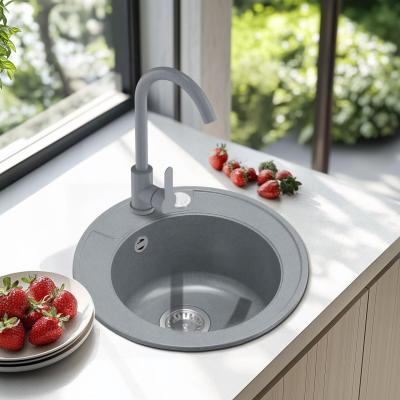 Graniteland Veritas Torneira de cozinha cinza com bico giratório 1208970678