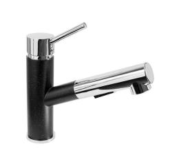 Graniteland Ceres Torneira de Cozinha com Aparência de Pedra Azul com Bica Extensível e Chuveiro de Mão com Dupla Função 1208970706
