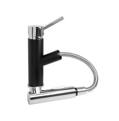 Graniteland Ceres Torneira de Cozinha Preta com Bica Extensível e Ducha Manual de Dupla Função 1208970707