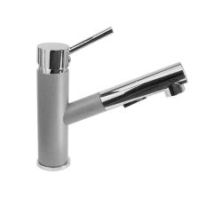 Graniteland Ceres Torneira de Cozinha Cinza com Bica Extensível e Ducha de Mão com Dupla Função 1208970710