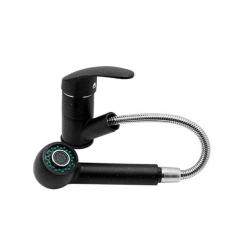 Graniteland Rhea Misturador de Cozinha Preto com Bica Retrátil e Ducha Manual de Dupla Função 1208970711