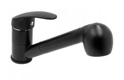Graniteland Rhea Misturador de Cozinha Preto com Bica Retrátil e Ducha Manual de Dupla Função 1208970711