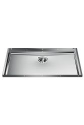Foster Phantom Base Aço Inoxidável Placa de Fundo Pia de Bancada 71x40cm para Embutir em Cerâmica, Pedra Natural e Superfícies Sólidas Espessura 12mm 1208970721