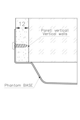Foster Phantom Base Aço Inoxidável Placa de Fundo Pia de Bancada 71x40cm para Embutir em Cerâmica, Pedra Natural e Superfícies Sólidas Espessura 12mm 1208970721