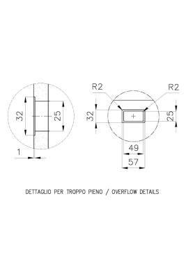 Foster Phantom Base Aço Inoxidável Placa de Fundo Pia de Bancada 71x40cm para Embutir em Cerâmica, Pedra Natural e Superfícies Sólidas Espessura 12mm 1208970721