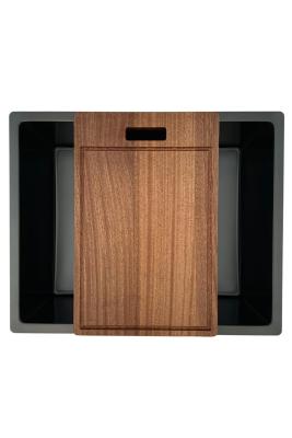 Pure.Sink Prestige Conjunto de combinação Pia de metal 50x40 cm com Torneira de cozinha de metal 1208970763