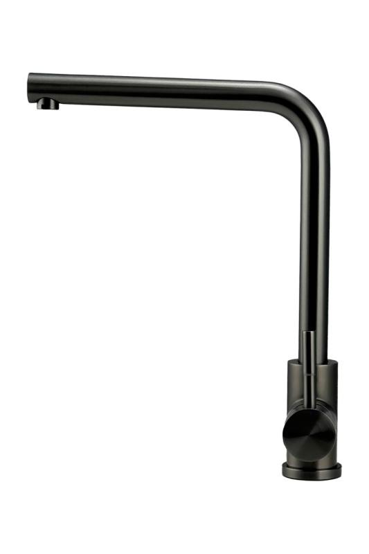 Pure.Sink Prestige Combination Set Gun Metal Sink 50x40 cm with Gun Metal Kitchen Faucet 1208970763