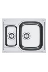 Franke Spark SKX 660 1,5 RVS Pia reversível Montagem 62x49cm 101.0714.455