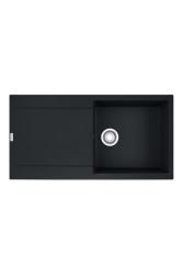 Franke Maris MRG 611-97 Fragranite Mat Preto Pia 97 x 50 cm Montagem com Área de Escorrimento 114.0628.967