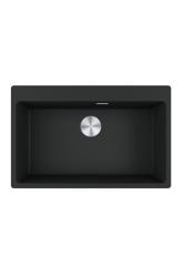 Franke Maris MRG 610-70 TL Fragranite Matte Preto Pia 78 x 50 cm Montagem com Furo para Torneira 114.0668.727