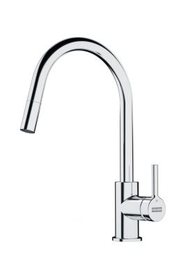 Torneira de Cozinha Franke Lina Cromada com Ducha Manual Retrátil 115.0693.229