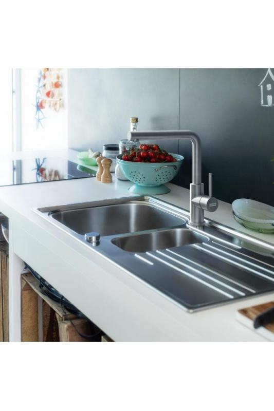 Franke Smart Glenda Torneira de Cozinha com Bico Giratório Aço Inoxidável 115.0706.985