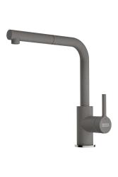 Franke Lina L Torneira de cozinha Stone grey com Bico Retrátil 115.0728.486