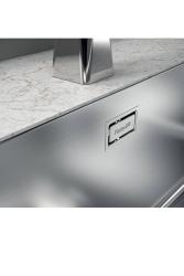 Foster Phantom Slimline RVS Pia 40x40cm Embutida para bancadas de cerâmica 1208971123
