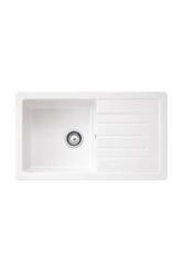 Ausmann Ceramic Sylva Pia Cerâmica Branca com Área de Escorrimento 857 x 500 mm 1208971128