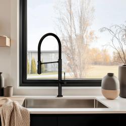 Pure.Sink Exclusivo Pia RVS 50x40 cm 10mm raio de submontagem, montagem plana e sobreposição PEX5040-02