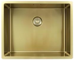 Pure.Sink Exclusivo Pia dourada 50x40 cm com raio de 10mm para embutir, instalar ao nível e sobrepor PEX5040-60