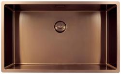 Pure.Sink Exclusivo grande pia de cobre 70x40 cm raio de 10mm para embutir, instalar ao nível e sobrepor PEX7040-62