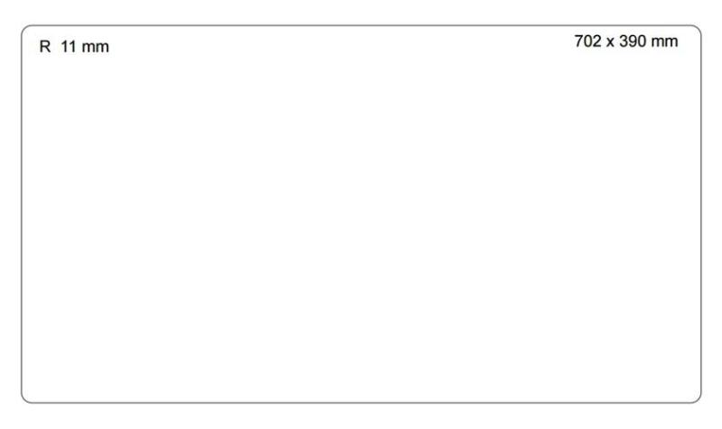 Quadri Newport II Pia Dupla de Granito Preto Embutida 702 x 390 mm com Plugue Dourado 1208971381