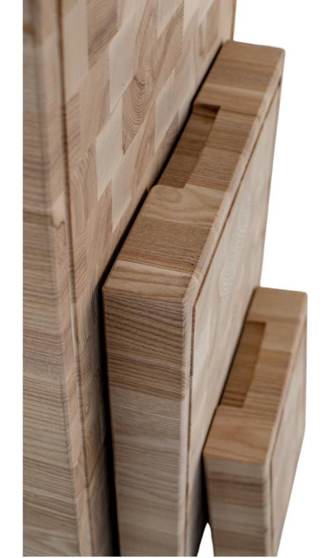 Woodsea Woodstone Ash S - Tábua de Cortar em Madeira de Freixo Quadrada 20x20cm 1208971526