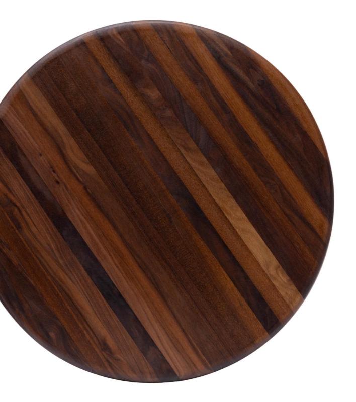 Woodsea Butcher Round - Tábua de Corte Redonda em Madeira de Nogueira Ø50 cm 1208971533