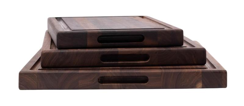Woodsea Butcher Groove S - Tábua de Corte de Madeira de Nogueira com sulco de suco 45x30 cm 1208971534
