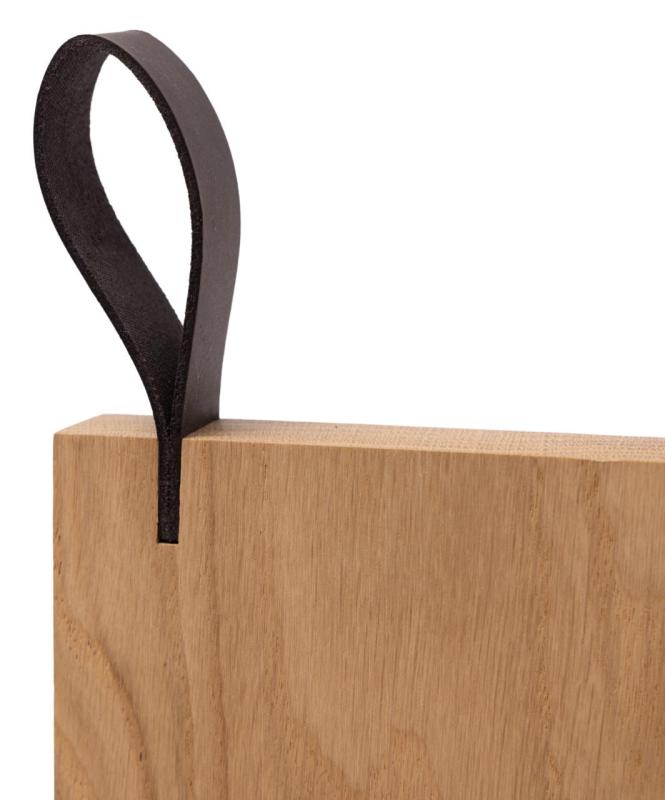 Woodsea Chop-Chop Oak L - Tábua de Cortar em Carvalho 40x24cm com alça de couro 1208971541