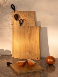Woodsea Chop-Chop Oak XL - Tábua de Corte de Carvalho 50x24cm com Alça de Couro 1208971542