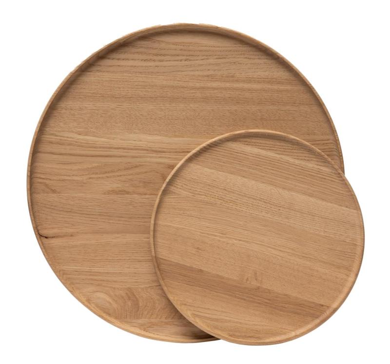 Woodsea Serving L - Bandeja de Carvalho Redonda Ø45 cm 1208971588