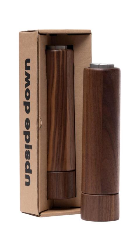 Woodsea Upside Down Walnut - Moinho de sal de madeira de noz Ø5.4x22.5 cm 1208971593