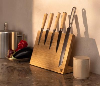Woodsea Segure Minha Faca - Suporte para Facas de Carvalho Mesa 32x22 cm 1208971599