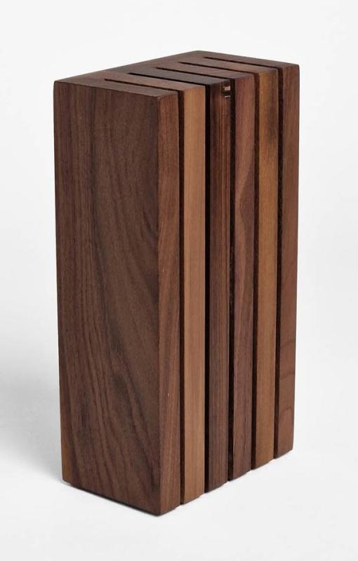 Woodsea Block Walnut S - Bloco de Suporte para Facas de Madeira de Nogueira 13x8 cm 1208971608
