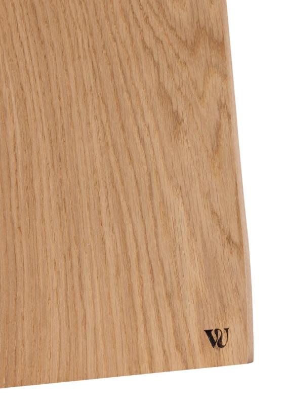 Woodsea Serving S - Tábua de Servir em Carvalho 55x17 cm com alça de couro 1208971615