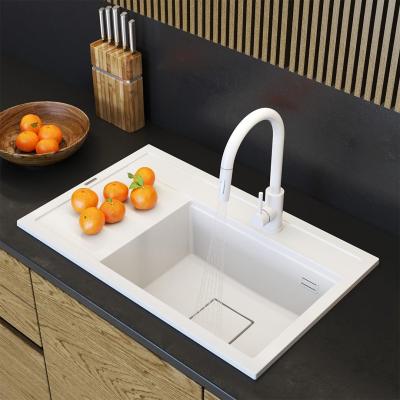 Graniteland Seta Pia de Granito Branca de superfície 80x50 cm 1208971618
