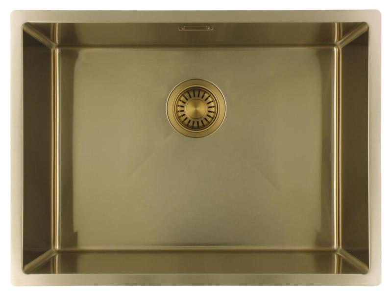 Pure.Sink Luxion Pia dourada 55x40 cm para encastrar, embutir ou sobrepor PLX5540-60