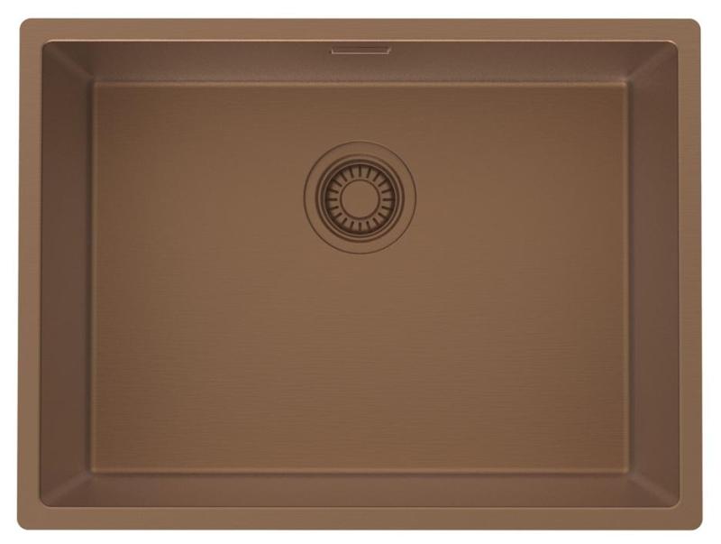 Pure.Sink Luxion Pia de cobre 55x40 cm para encastrar, embutir e montar PLX5540-62