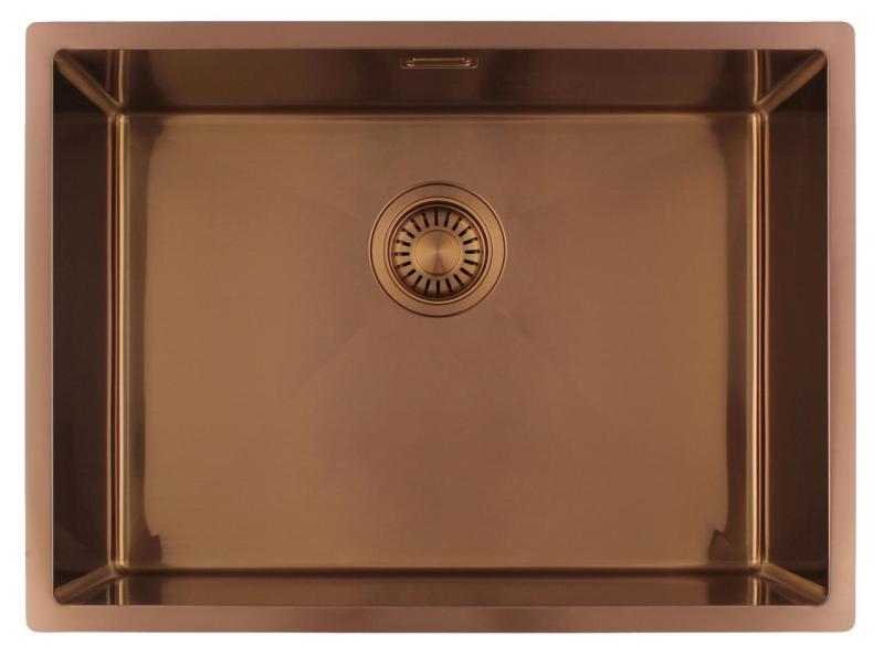 Pure.Sink Luxion Pia de cobre 55x40 cm para encastrar, embutir e montar PLX5540-62