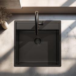 Pure.Sink Luxion PVD Pia preta 51x50 cm Torneira com bancada PLX5150T-63