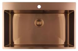 Pure.Sink Luxion Pia grande de cobre 78x50 cm Torneira com bancada PLX7850T-62