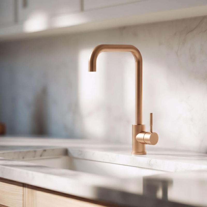 Pure.Sink Elite Steel Pure Kitchen Faucet PVD Copper PS8010-62