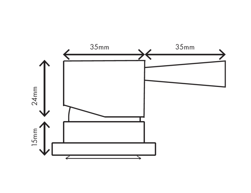 MURO TUA Torneira de lavatório de 2 furos cromada com bico redondo 1208972104