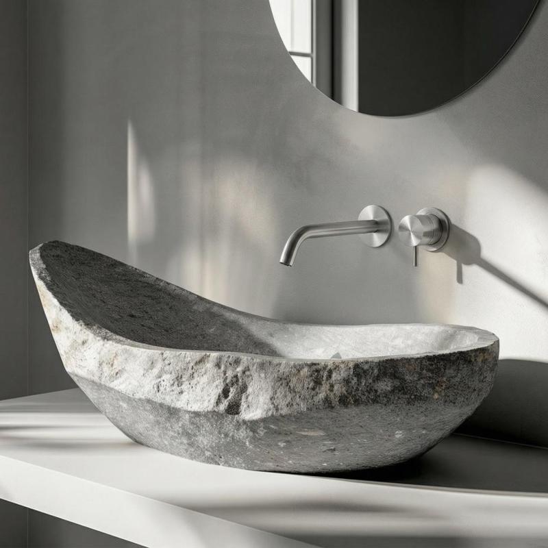 MURO TUA Torneira de lavatório embutida na parede cromada M1.AB1.2.CR